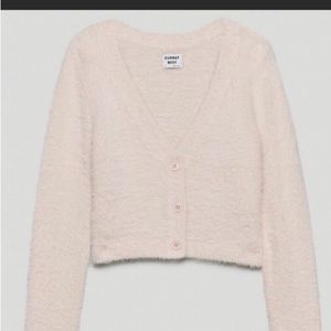 Aritzia cropped Sunday Best “Reese Cardigan” SM